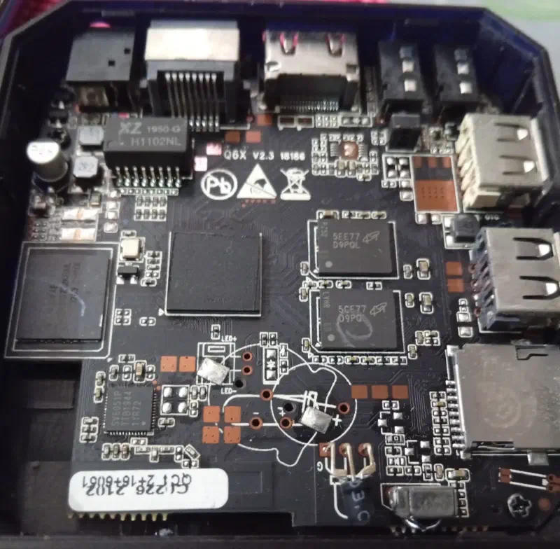 X96 Mini internal component view