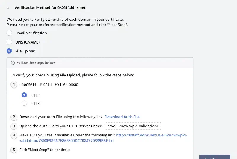 file upload