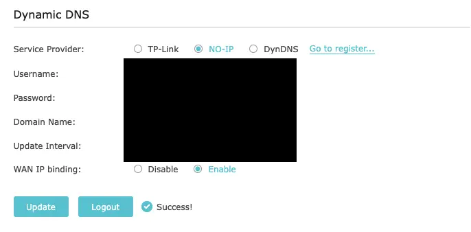 router no-ip